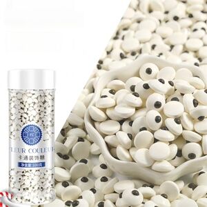 MKSDDF Perle Comestible Pour Gâteau 120 g/130 g Bonbons Colorés Perles, Étoiles, Vermicelles, Yeux D'Halloween Et Bâtonnets De Sucre Pour Décorations De Cupcakes (Yeux d'Halloween 100 g) - Publicité MKSDDF Perle Comestible Pour Gâteau 120 g/130 g Bonbons Colorés Perles, Étoiles, Vermicelles, Yeux D'Halloween Et Bâtonnets De Sucre Pour Décorations De Cupcakes (Yeux d'Halloween 100 g) - Publicité