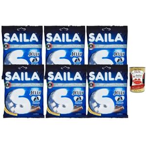 Italian Gourmet E.R. Italian Gourmet Lot de 6 sachets de confiserie à la réglisse sans gélatine 6 x 75 g + Polpa italien Gourmet 400 g - Publicité Italian Gourmet E.R. Italian Gourmet Lot de 6 sachets de confiserie à la réglisse sans gélatine 6 x 75 g + Polpa italien Gourmet 400 g - Publicité