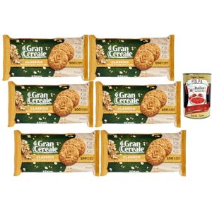 Italian Gourmet E.R. Italian Gourmet – Gran Cereale Classico Biscuits aux céréales complètes, Avoine Farro & Orge, 6 x 500 g, Riches en fibres, Sans huile de palme, Snack petit-déjeuner + Italian Gourmet Polpa - Publicité Italian Gourmet E.R. Italian Gourmet – Gran Cereale Classico Biscuits aux céréales complètes, Avoine Farro & Orge, 6 x 500 g, Riches en fibres, Sans huile de palme, Snack petit-déjeuner + Italian Gourmet Polpa - Publicité