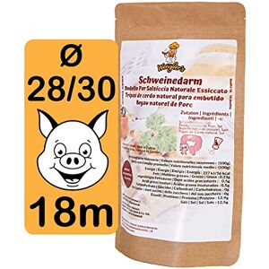 Wengler's Boyau de Porc Naturel 28/30 Comparable à celui des charcuteries Résistant à la cuisson Convient pour le fumage et le barbecue (28/30 18m) - Publicité Wengler's Boyau de Porc Naturel 28/30 Comparable à celui des charcuteries Résistant à la cuisson Convient pour le fumage et le barbecue (28/30 18m) - Publicité