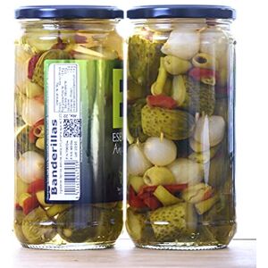 Esencia Andalusí Olives Banderoles Picantes Essence Andalusí – 700 g Produit de Jaén 15 Unidades - Publicité