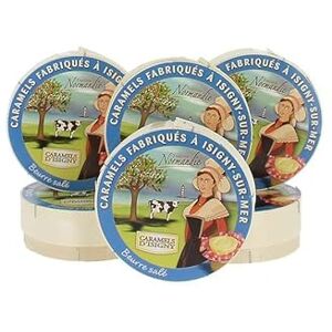 Normandie Caramels d'Isigny au beurre salé 6 boites à Camembert de 75g Produits- - Publicité Normandie Caramels d'Isigny au beurre salé 6 boites à Camembert de 75g Produits- - Publicité