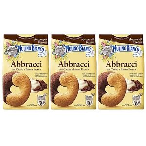 sarcia.eu MULINO BIANCO Abbracci biscuits sablés italiens au beurre et saveur de cacao 350g x 3 parcelles (Abbracci, x3) - Publicité sarcia.eu MULINO BIANCO Abbracci biscuits sablés italiens au beurre et saveur de cacao 350g x 3 parcelles (Abbracci, x3) - Publicité