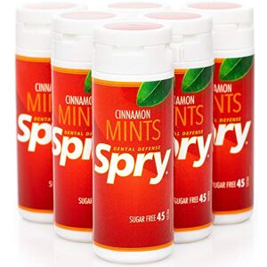 Spry Pastilles à la Cannelle au Xylitol Sans Sucre – Favorisent la Santé Buccale, Stimulent la Salivation, Contre la Mauvaise Haleine – Sans OGM, Sans Gluten, 45 Count (Pack of 6) - Publicité Spry Pastilles à la Cannelle au Xylitol Sans Sucre – Favorisent la Santé Buccale, Stimulent la Salivation, Contre la Mauvaise Haleine – Sans OGM, Sans Gluten, 45 Count (Pack of 6) - Publicité