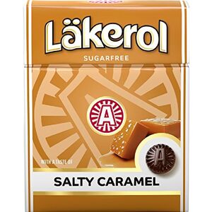 Lakerol Läkerol () Caramel salé – Original suédois sans sucre Réglisse Salmiak Pastilles Gouttes Dragees Bonbons Boîte de 25 g - Publicité Lakerol Läkerol () Caramel salé – Original suédois sans sucre Réglisse Salmiak Pastilles Gouttes Dragees Bonbons Boîte de 25 g - Publicité