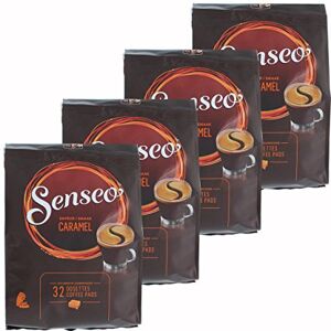 Senseo Douwe Egberts Caramel Lot de 4 dosettes de café 32 dosettes (128 dosettes au total) - Publicité Senseo Douwe Egberts Caramel Lot de 4 dosettes de café 32 dosettes (128 dosettes au total) - Publicité