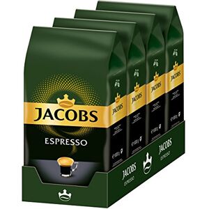 Jacobs Espresso Torréfaction d'experts, grains de café, Ensemble, röst Café, grains de café, pack de 4 (4 x 1000 g) - Publicité Jacobs Espresso Torréfaction d'experts, grains de café, Ensemble, röst Café, grains de café, pack de 4 (4 x 1000 g) - Publicité