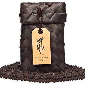 Khla Poivre Noir de Kampot Bio Poivre en Grains 100g Étui Cadeau Traditionnel Feuille de Palme Grand Cru, Rare Ingrédient Cuisine Direct Producteur Épice d’Asie Origine Cambodge - Publicité Khla Poivre Noir de Kampot Bio Poivre en Grains 100g Étui Cadeau Traditionnel Feuille de Palme Grand Cru, Rare Ingrédient Cuisine Direct Producteur Épice d’Asie Origine Cambodge - Publicité