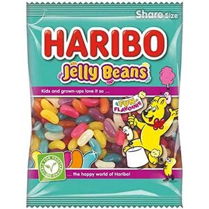 HARIBO Jelly Beans Lot de 12 sachets de bonbons aux saveurs amusantes 160 g - Publicité HARIBO Jelly Beans Lot de 12 sachets de bonbons aux saveurs amusantes 160 g - Publicité