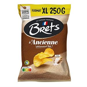BRET'S Chips croustillantes à l'ancienne au sel de Guérande, 250g pour un apéritif réussi. Lot De 4 Vendu Par Lot - Publicité