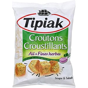 Epicerie salée TIPIAK Croutons Salade Ail Et Fines Herbes 100G Lot De 4 - Publicité Epicerie salée TIPIAK Croutons Salade Ail Et Fines Herbes 100G Lot De 4 - Publicité