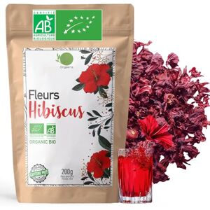 Origeens HIBISCUS BIO 200g Grade Supérieur Fleur Hibiscus pour Bissap, Karkadé, Thé glacé, Infusion et Tisane Infusion Detox Drainante Fleurs d'Hibiscus Séchées Bio - Publicité Origeens HIBISCUS BIO 200g Grade Supérieur Fleur Hibiscus pour Bissap, Karkadé, Thé glacé, Infusion et Tisane Infusion Detox Drainante Fleurs d'Hibiscus Séchées Bio - Publicité