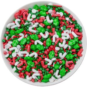 HoolySeek Sucre perlé comestible (85 g) Perles de sucre pour pâtisserie de Noël Sucres décoratifs mélangés Convient pour les gâteaux, cupcakes, biscuits (Sucre d'orge en forme de feuille de sapin) - Publicité HoolySeek Sucre perlé comestible (85 g) Perles de sucre pour pâtisserie de Noël Sucres décoratifs mélangés Convient pour les gâteaux, cupcakes, biscuits (Sucre d'orge en forme de feuille de sapin) - Publicité