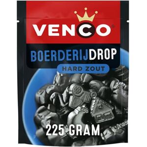 Venco Boerderijdrop Zoute Drop Pays-Bas 225 g Réglisse salée dure des Pays-Bas Réglisse salée - Publicité Venco Boerderijdrop Zoute Drop Pays-Bas 225 g Réglisse salée dure des Pays-Bas Réglisse salée - Publicité