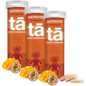 TA ENERGY PACK x3 Tubes Pastilles d'hydration Sels Minéraux Vimines Faibles en calories Réduit les crampes MADE IN FRANCE (Tropical, x3) - Publicité TA ENERGY PACK x3 Tubes Pastilles d'hydration Sels Minéraux Vimines Faibles en calories Réduit les crampes MADE IN FRANCE (Tropical, x3) - Publicité