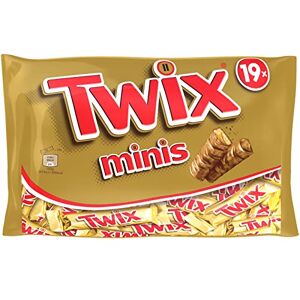 Twix Minis barres chocolat au lait, caramel et biscuits 19 minis barres 403g - Publicité Twix Minis barres chocolat au lait, caramel et biscuits 19 minis barres 403g - Publicité