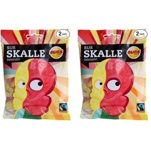 Bubs Skull Sour Réglisse 2 Pack of 90g - Publicité Bubs Skull Sour Réglisse 2 Pack of 90g - Publicité