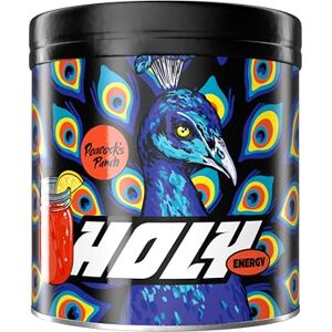 Holy Energy ‘Peacock's Punch’ Booster goût agrumes, grenade & noix de coco 50 portions avec NewCaff & extrait de thé vert boisson énergisante en poudre végan - Publicité Holy Energy ‘Peacock's Punch’ Booster goût agrumes, grenade & noix de coco 50 portions avec NewCaff & extrait de thé vert boisson énergisante en poudre végan - Publicité