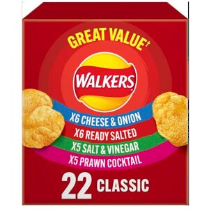 Walkers Classic Variety Boîte à chips 22 x 25 g - Publicité Walkers Classic Variety Boîte à chips 22 x 25 g - Publicité