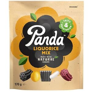 Licorice Panda Mélange de réglisse 5 saveurs végétariennes naturelles 2 x 170 g - Publicité Licorice Panda Mélange de réglisse 5 saveurs végétariennes naturelles 2 x 170 g - Publicité