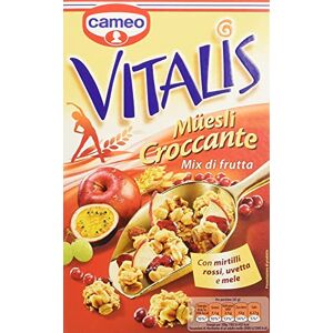 Cameo Vitalis Muesli Croccante Frutta Mélange de céréales 300 g - Publicité Cameo Vitalis Muesli Croccante Frutta Mélange de céréales 300 g - Publicité