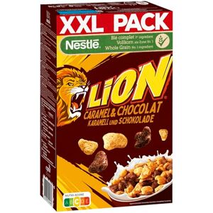 Nestlé Lion Cereals, Karamell und Schoko Cerealien mit Vollkorn, XXL Packung, 1er Pack (1 x 1kg) - Publicité Nestlé Lion Cereals, Karamell und Schoko Cerealien mit Vollkorn, XXL Packung, 1er Pack (1 x 1kg) - Publicité
