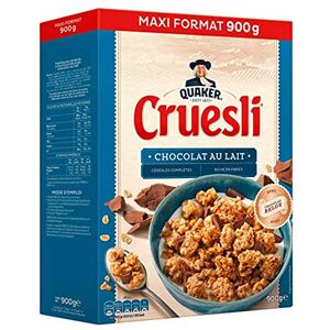 Quaker Cruesli Chocolat Au Lait Maxi Format 900g (lot de 4) - Publicité Quaker Cruesli Chocolat Au Lait Maxi Format 900g (lot de 4) - Publicité