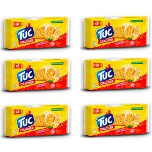 Tuc Lot de 6 biscuits salés pour biscuits à la tomate et fromage au fromage Grana Padano 250 g - Publicité Tuc Lot de 6 biscuits salés pour biscuits à la tomate et fromage au fromage Grana Padano 250 g - Publicité