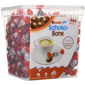 Kinder Box Schoko-Bons Environ 345 pièces 2 kg Chocolats au lait fourrés lait & noisettes Emballage individuel Format familial partage fêtes écoles - Publicité Kinder Box Schoko-Bons Environ 345 pièces 2 kg Chocolats au lait fourrés lait & noisettes Emballage individuel Format familial partage fêtes écoles - Publicité