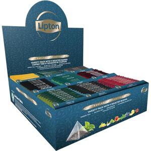 Lipton , Exclusive Collection, Coffret Thés et Infusions, 9 Goûts Différents, Vitalité, Certifié Rainforest Alliance, 108 Sachets Pyramide - Publicité Lipton , Exclusive Collection, Coffret Thés et Infusions, 9 Goûts Différents, Vitalité, Certifié Rainforest Alliance, 108 Sachets Pyramide - Publicité
