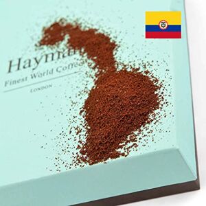 Hayman - Finest World Coffee 100% Café Manos Juntas de Colombie Moulu Torréfaction moyenne (1 x Paquet de 454g) - Publicité Hayman - Finest World Coffee 100% Café Manos Juntas de Colombie Moulu Torréfaction moyenne (1 x Paquet de 454g) - Publicité