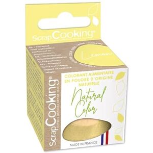 ScrapCooking Colorant en poudre d'origine naturelle Lemon 10g Colorant Pâtisserie Cuisine Gateaux Biscuits Glaces jaune pale pastel Citron - Publicité ScrapCooking Colorant en poudre d'origine naturelle Lemon 10g Colorant Pâtisserie Cuisine Gateaux Biscuits Glaces jaune pale pastel Citron - Publicité