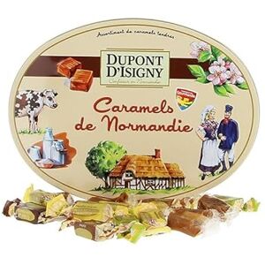 Dupont d'Isigny Coffret assortiment de caramels tendres 240g Produits-Normandie - Publicité Dupont d'Isigny Coffret assortiment de caramels tendres 240g Produits-Normandie - Publicité