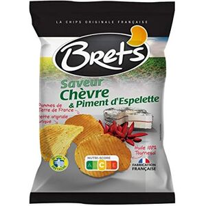 Epicerie salée BRET'S Chips Saveur Chèvre Et Piment D'Espelette 125G Lot De 3 - Publicité Epicerie salée BRET'S Chips Saveur Chèvre Et Piment D'Espelette 125G Lot De 3 - Publicité