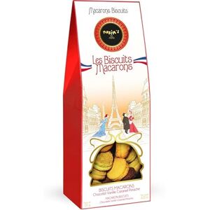 MAXIM'S DE PARIS Maxim’s – Étui Biscuits Macarons Assortis – 4 Saveurs (Chocolat, Vanille, Caramel, Pistache) – Biscuit Macaron Raffiné – Etui Gourmand – 120 g - Publicité MAXIM'S DE PARIS Maxim’s – Étui Biscuits Macarons Assortis – 4 Saveurs (Chocolat, Vanille, Caramel, Pistache) – Biscuit Macaron Raffiné – Etui Gourmand – 120 g - Publicité