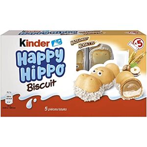 Kinder Happy Hippo Biscuit Noisette, 5 x 20.7g - Publicité Kinder Happy Hippo Biscuit Noisette, 5 x 20.7g - Publicité