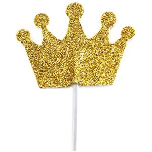 Anniversary House Creative Party M557 Lot de 12 décorations pour cupcakes Motif couronne de princesse Doré - Publicité Anniversary House Creative Party M557 Lot de 12 décorations pour cupcakes Motif couronne de princesse Doré - Publicité