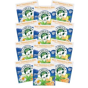 Lipton Elephant, Infusion Nuit Tranquille Miel, Goût Verveine, Feuille d'Oranger et Camomille, Ingrédients d'Origine 100% Naturelle, 240 Sachets Pyramid - Publicité Lipton Elephant, Infusion Nuit Tranquille Miel, Goût Verveine, Feuille d'Oranger et Camomille, Ingrédients d'Origine 100% Naturelle, 240 Sachets Pyramid - Publicité
