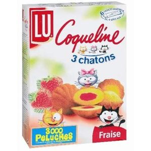 genéric LU COQUELINE Coqueline Fraise 165G Quatre Articles - Publicité genéric LU COQUELINE Coqueline Fraise 165G Quatre Articles - Publicité