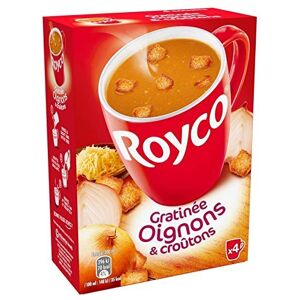 Benedicta ROYCO Minute Soup Gratinée Oignon Et Croûtons 60G Lot De 4 livraison offerte - Publicité Benedicta ROYCO Minute Soup Gratinée Oignon Et Croûtons 60G Lot De 4 livraison offerte - Publicité