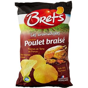 Brets Bret's Chips Saveur Poulet Braisé le Sachet de 125 g Lot de 5 - Publicité Brets Bret's Chips Saveur Poulet Braisé le Sachet de 125 g Lot de 5 - Publicité