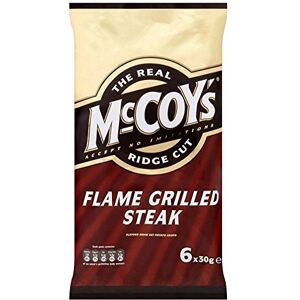 McCoy's Ridge Cut Crisps Flame Grilled Steak (6x30g) - Publicité McCoy's Ridge Cut Crisps Flame Grilled Steak (6x30g) - Publicité