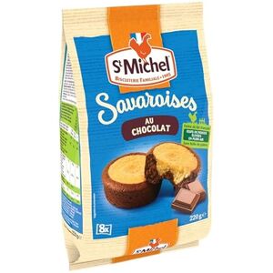 St Michel Savaroises Chocolat 220G Lot De 4 Livraison Gratuite - Publicité St Michel Savaroises Chocolat 220G Lot De 4 Livraison Gratuite - Publicité