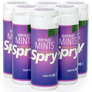 Spry Pastilles Saveur Fruits Rouges au Xylitol Sans Sucre – Favorisent la Santé Buccale, Stimulent la Salivation, Contre la Mauvaise Haleine – Sans OGM, Sans Gluten, 45 Count (Pack of 6) - Publicité Spry Pastilles Saveur Fruits Rouges au Xylitol Sans Sucre – Favorisent la Santé Buccale, Stimulent la Salivation, Contre la Mauvaise Haleine – Sans OGM, Sans Gluten, 45 Count (Pack of 6) - Publicité
