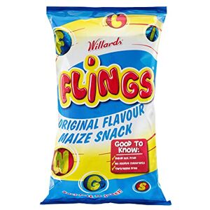 Willards Flings Lot de 4 collations alimentaires au maïs, saveur originale, 150 g - Publicité Willards Flings Lot de 4 collations alimentaires au maïs, saveur originale, 150 g - Publicité
