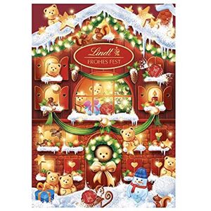 Lindt Calendrier de l'Avent Ours Chocolat Noël 172g - Publicité Lindt Calendrier de l'Avent Ours Chocolat Noël 172g - Publicité