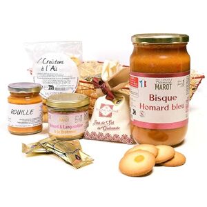Biscuiterie des Marais Panier gourmand Retour de pêche - Publicité Biscuiterie des Marais Panier gourmand Retour de pêche - Publicité
