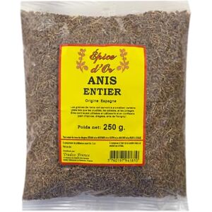 Epice d'or Anis Vert Entier 250g , 100% Naturel, Sans Colorant, Sans Additif, Sans Arôme Artificiel Ni Conservateur - Publicité Epice d'or Anis Vert Entier 250g , 100% Naturel, Sans Colorant, Sans Additif, Sans Arôme Artificiel Ni Conservateur - Publicité