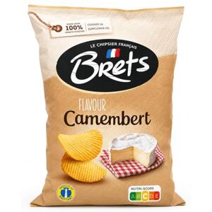 Brets Bret's Chips Bret's ondulées saveur Camembert 125g - Publicité Brets Bret's Chips Bret's ondulées saveur Camembert 125g - Publicité