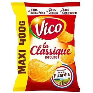 Epicerie salée VICO Chips La Classique 400G Lot De 4 Vendu Par Lot - Publicité Epicerie salée VICO Chips La Classique 400G Lot De 4 Vendu Par Lot - Publicité